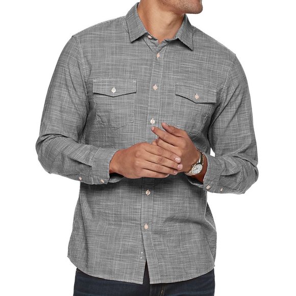 NWT Men’s Med Apt.9 Button Down Shirt - Picture 1 of 11